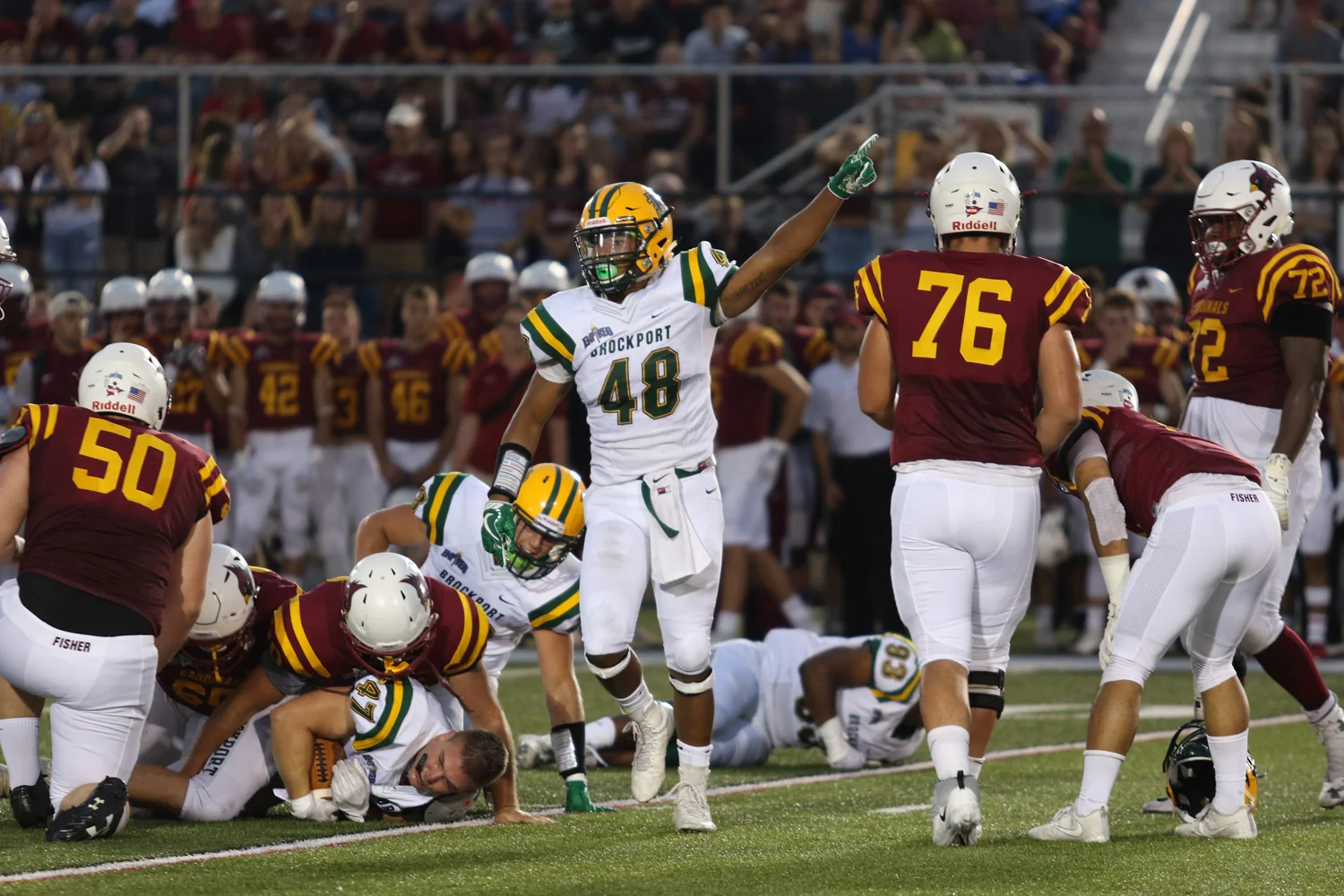 LB pointing the way for the Defense