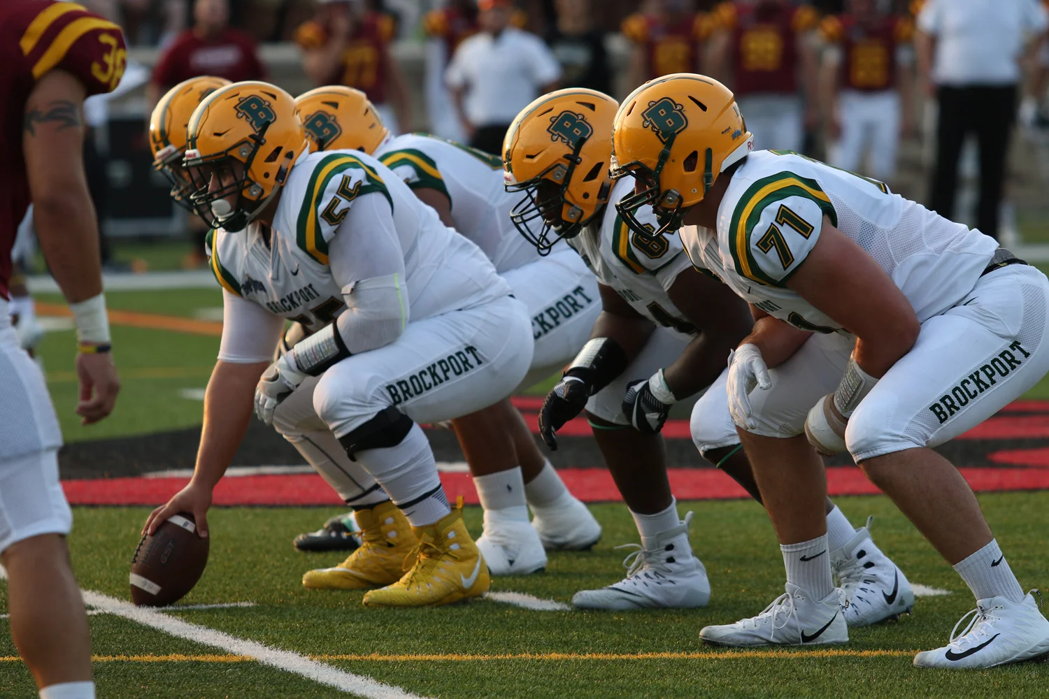 OL set and ready for the play