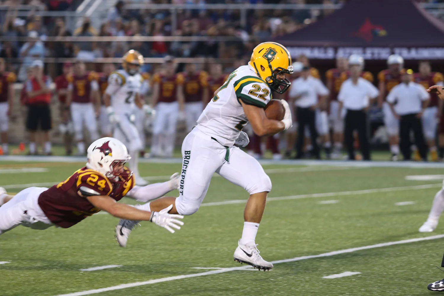 RB breaking away