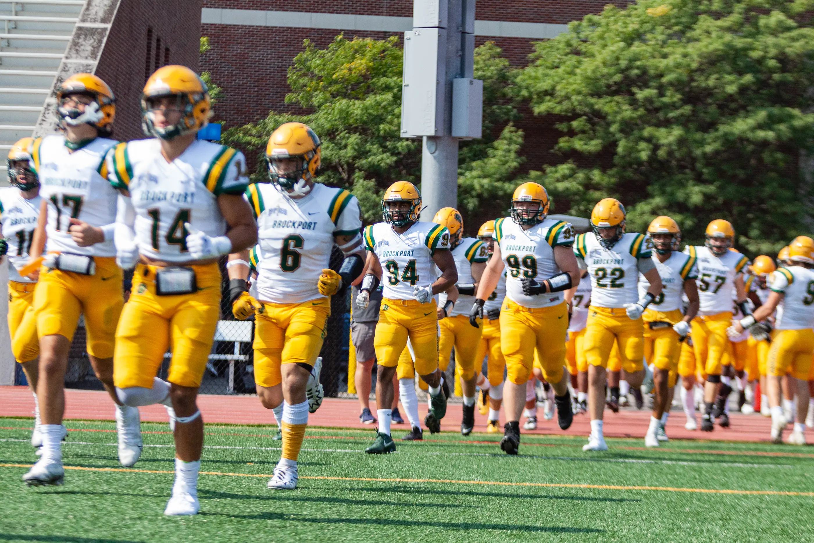 Brockport Football hitting the field to play Rochester