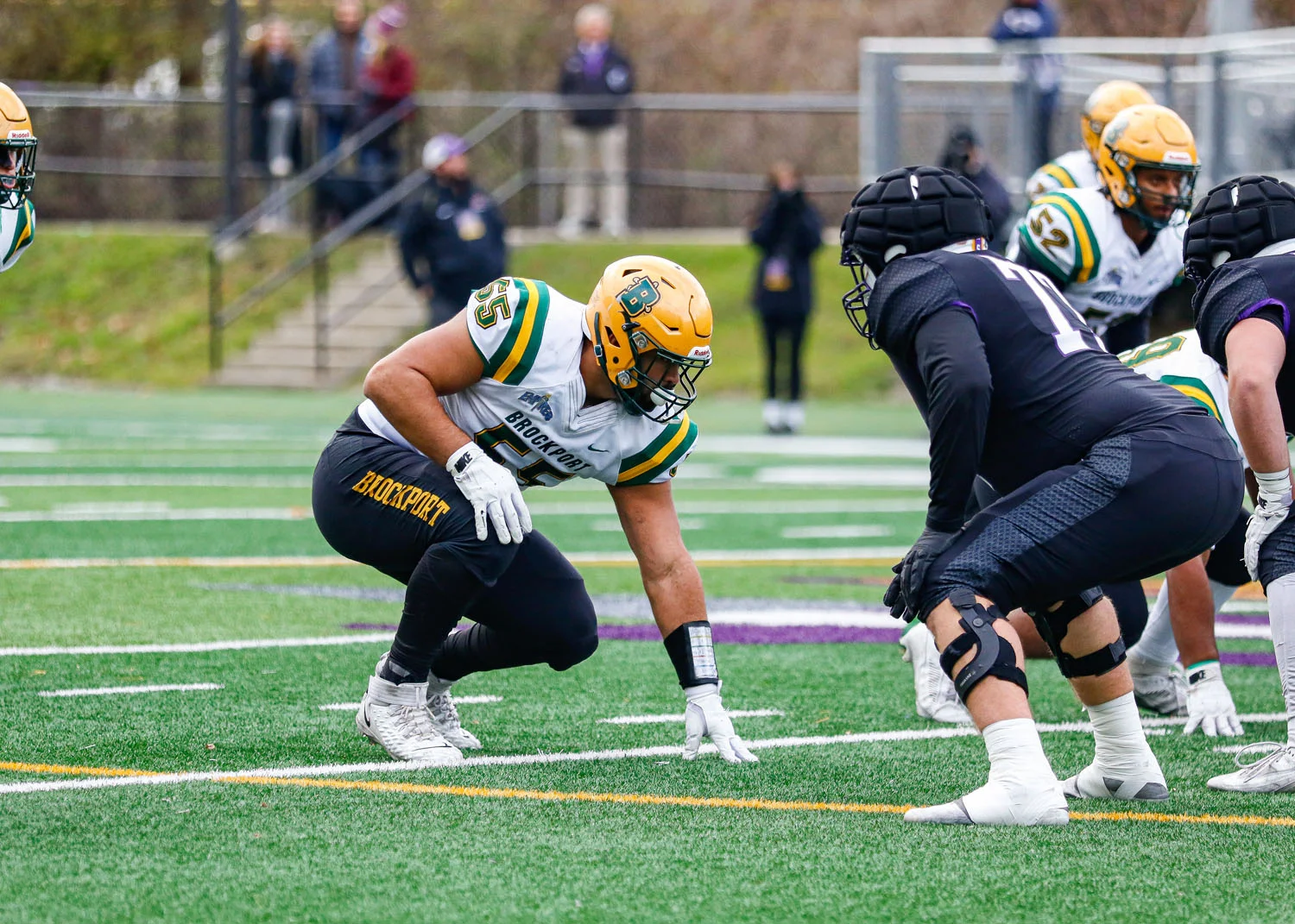 Dlineman ready for the play