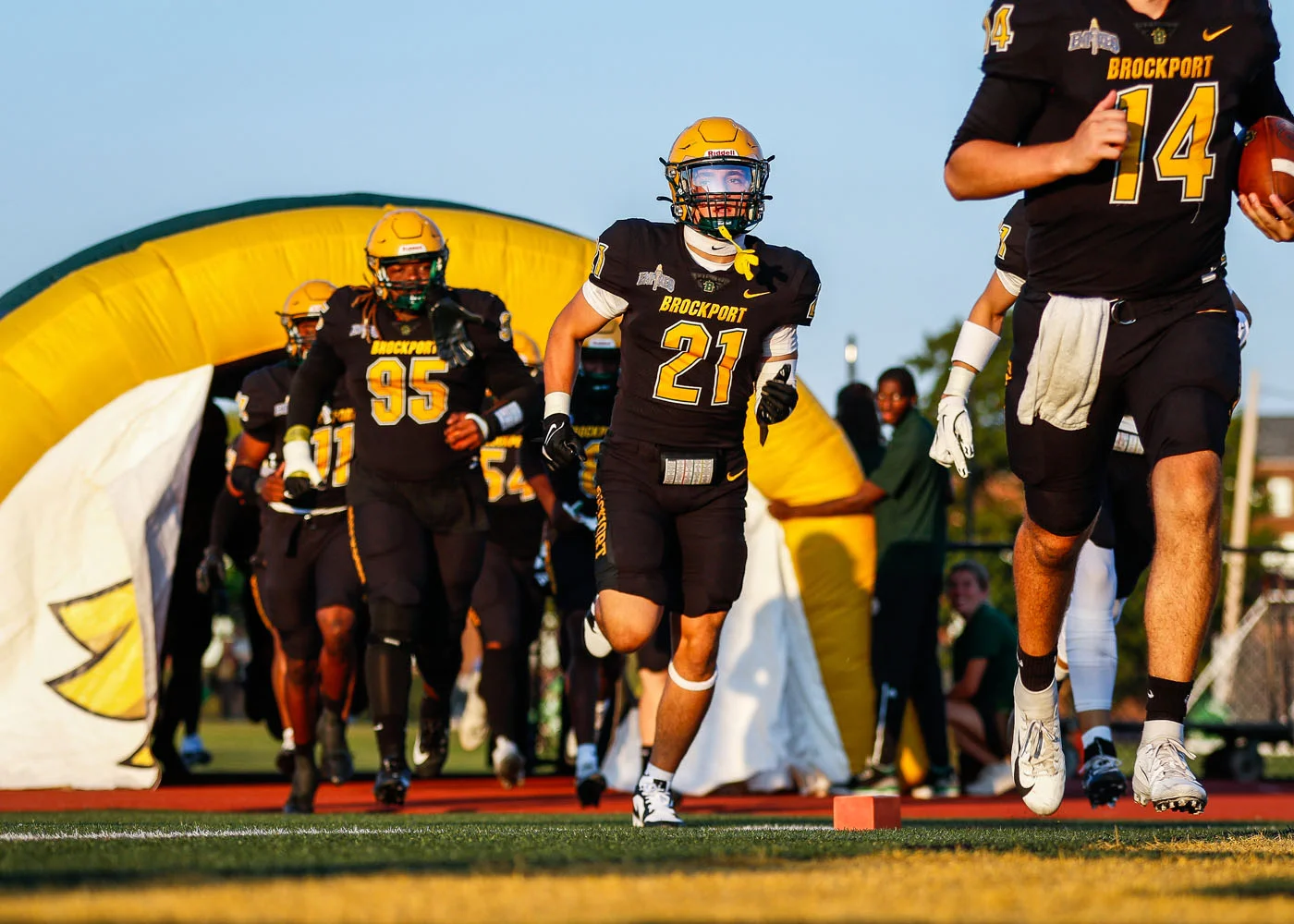 Brockport Golden Eagles hitting the field