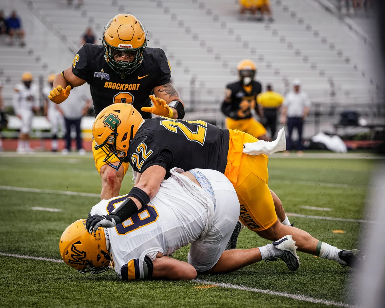 Brockport Tackle against Wilkes