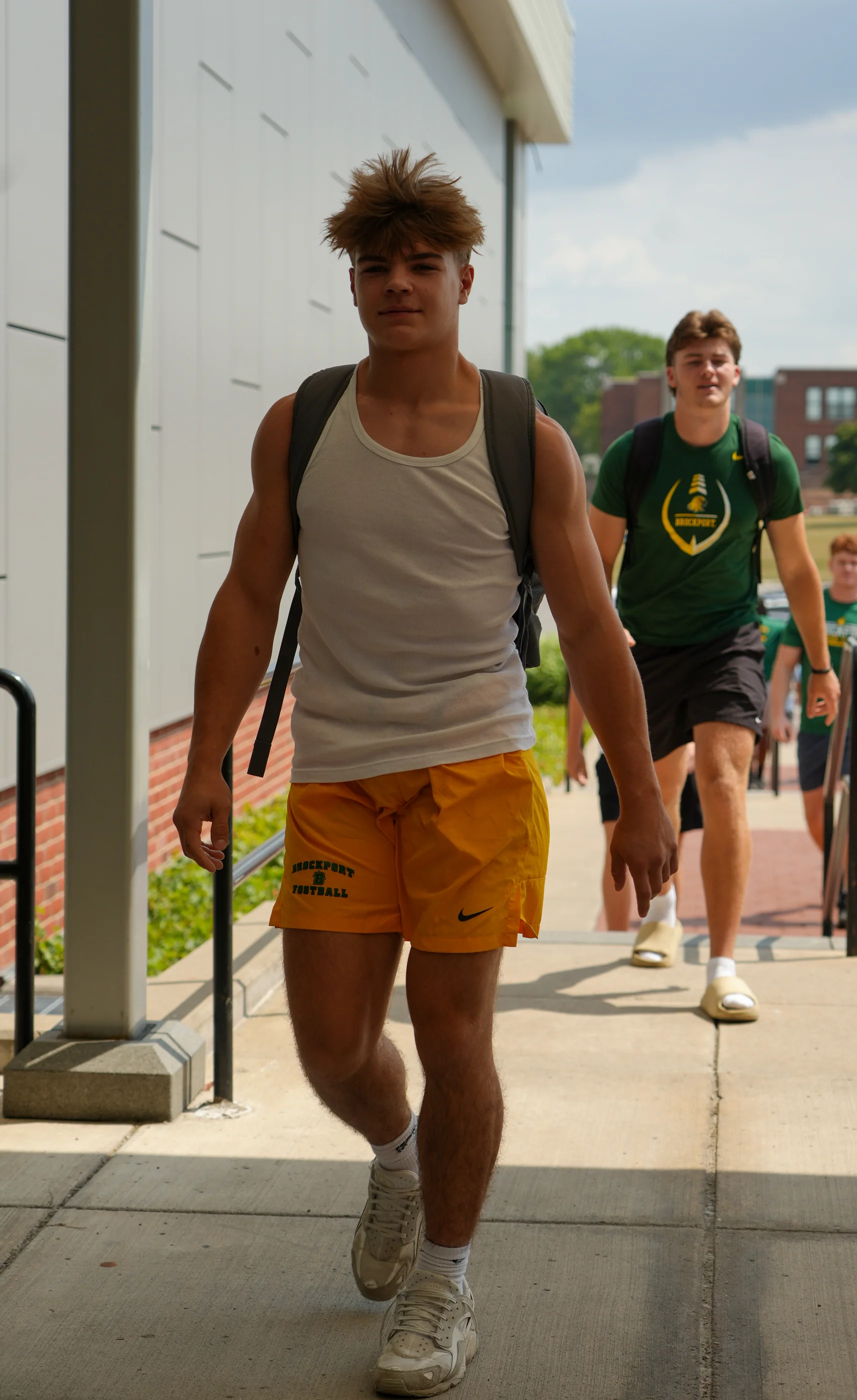 Lancaster Grad Checking In at Brockport