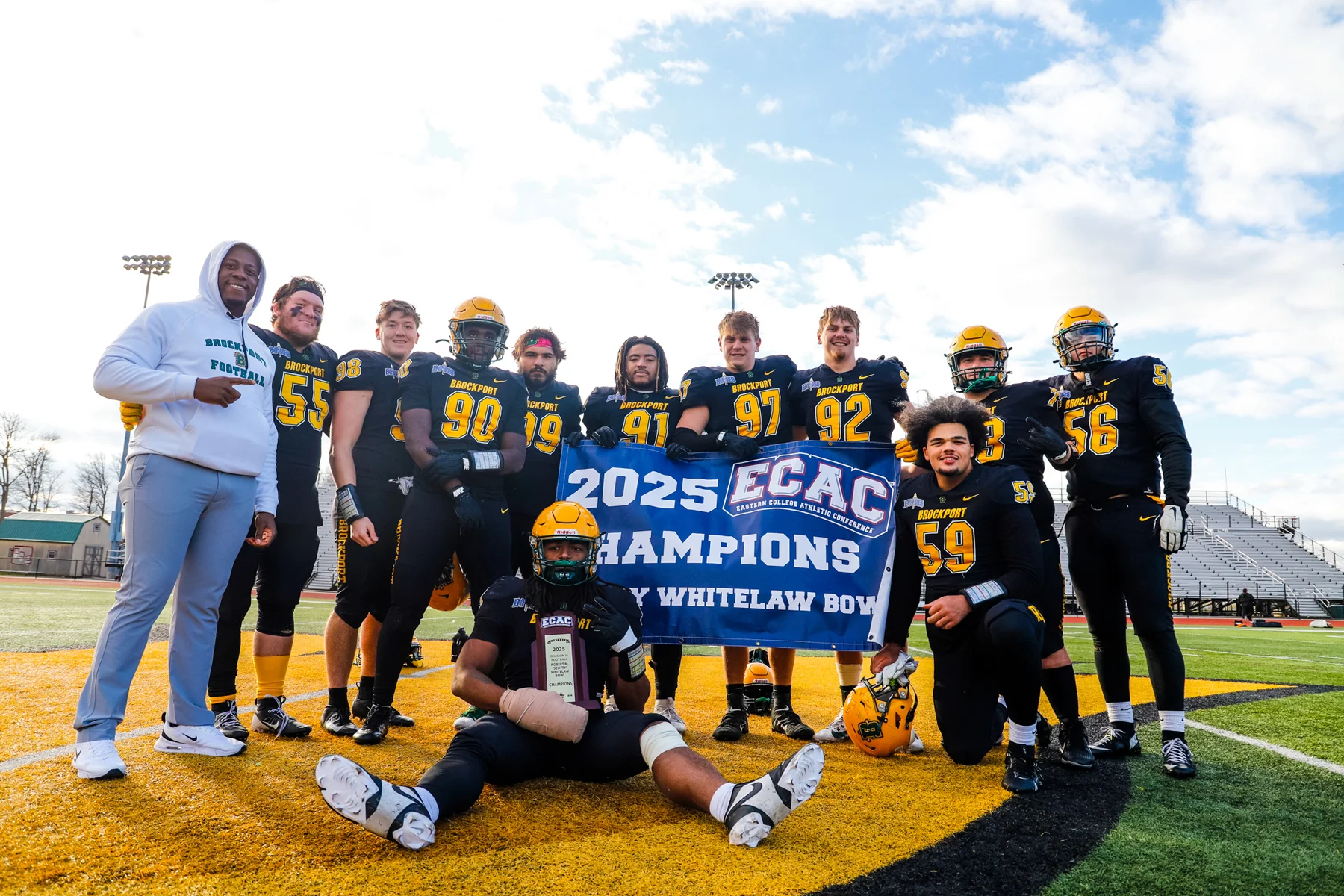 DL with the banner