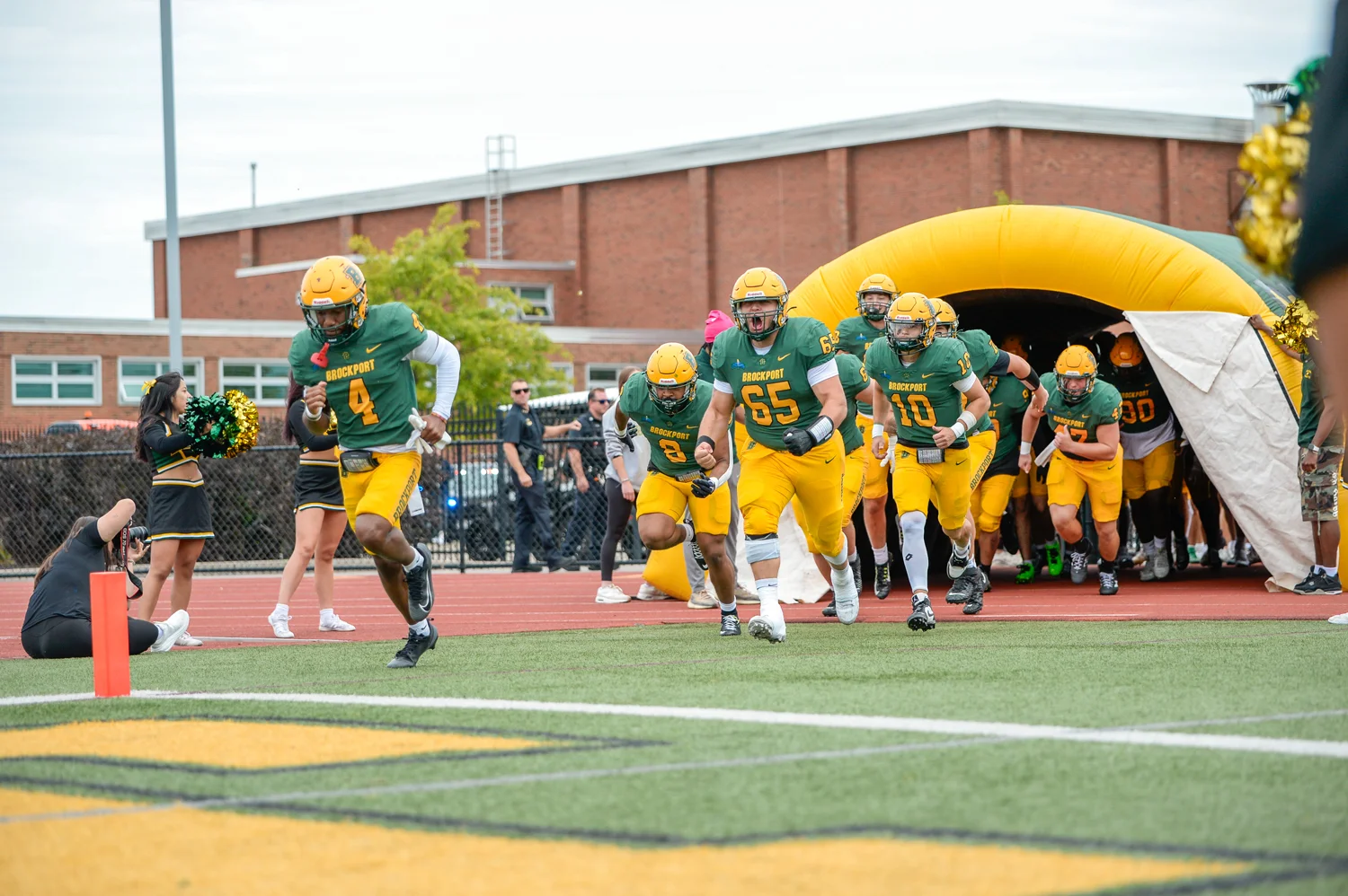 Brockport hitting the field